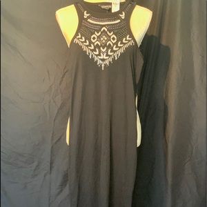 NWT Black T-back fabric dress